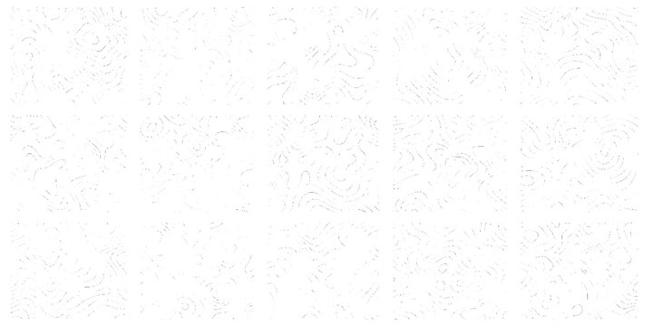 Minimal white embossed abstract texture, geometric relief panels, subtle line art patterns, monochrome modern background, seamless set of topographic texture design.