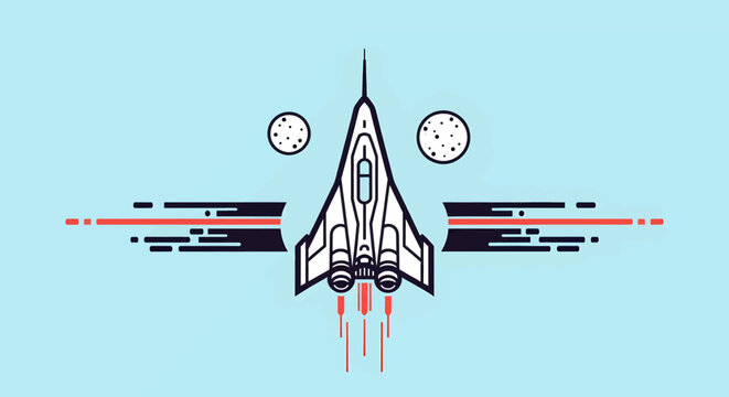 Modern fighter jet in flight with exhaust flames.
