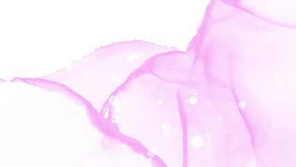 Lavender pink abstract art background with bubbles and circles