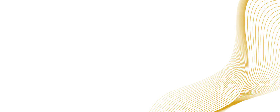 Abstract orange wavy lines illustration