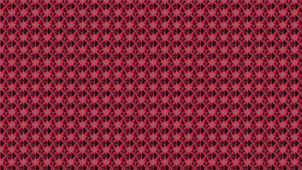 Fototapeta premium Red and black abstract background with repeating diamond lattice pattern creating bold geometric decorative symmetrical composition