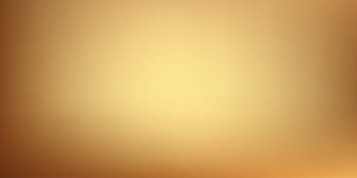 Golden gradient background with soft light yellow brown