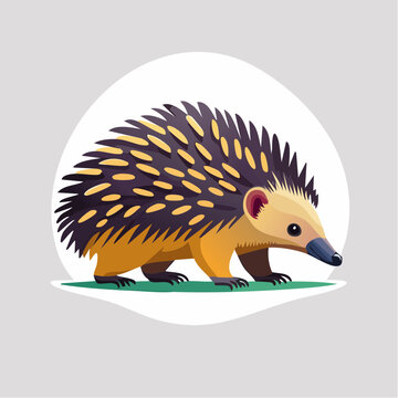 Cute Echidna Illustration