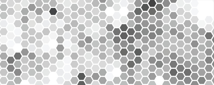 white elegant background with hex pattern eps 10.