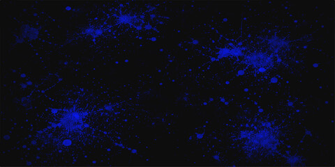 Blue abstract space background with glowing stars, galaxy nebula and cosmic particle motion loop design © MDMURAD