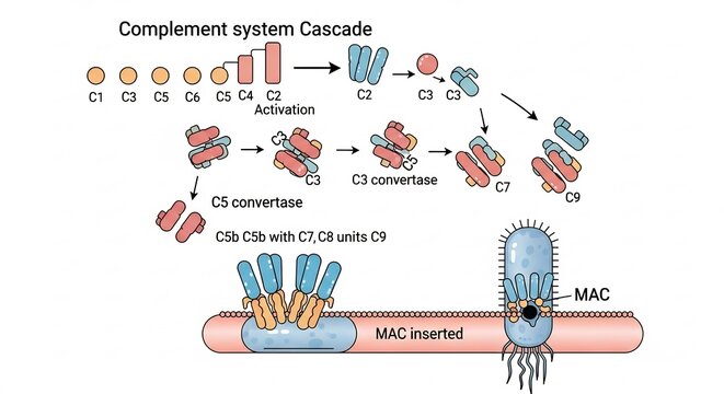 Complement System Cascade: A Visual Guide to Immune Defense.