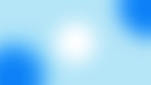 A bright white light source radiates from the upper left corner against a sky blue background creating a clean and luminous spotlight lens flare effect