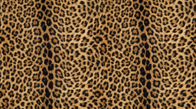 A detailed close-up of a leopard print fabric, showcasing its distinctive spots and pattern