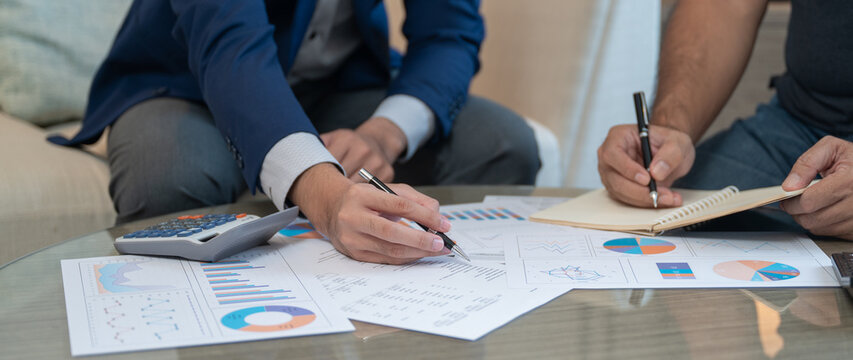 assessment and evaluation concept. HR Manager are assess performance of appraisal and evaluation of business team.
