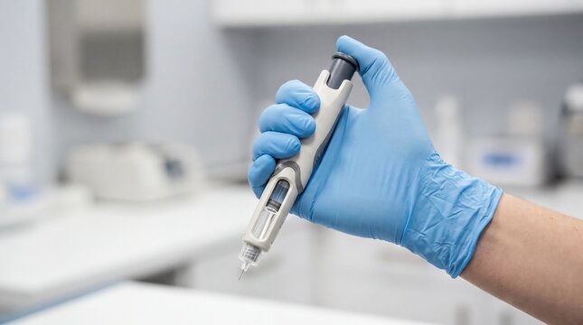 Precision Medical Injection Device Administering Treatment for Health Management