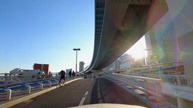 ゆりかもめ竹芝の東京ドライブ