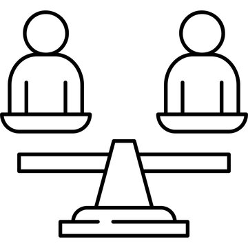 Line Art Equity Partner Icon