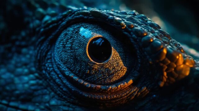 Stunning Close-up of a Crocodile Eye Capturing Evolutionary Adaptations and Natural Beauty of Wildlife. Explore the Fascinating World of Crocodiles. Generative AI