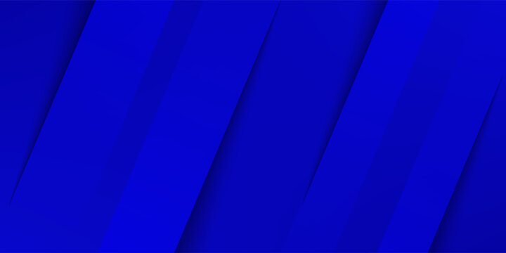 Blue diagonal geometric overlay layer background with lines pattern. Abstract Diagonal rectangle shape graphic elements. Modern banner backdrop template design with space for text. Vector illustration