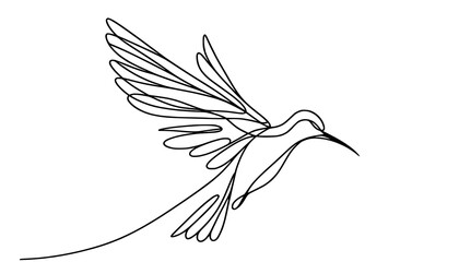 Fototapeta premium vector illustration of a bird