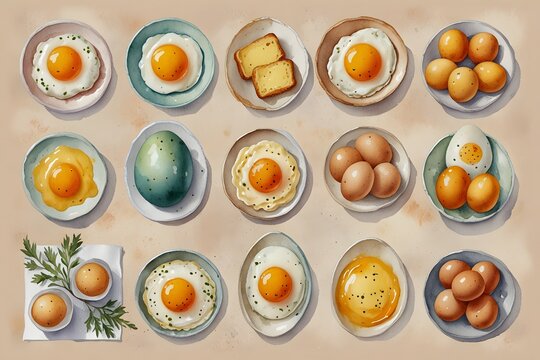 Seasonal dishes featuring egg yolks