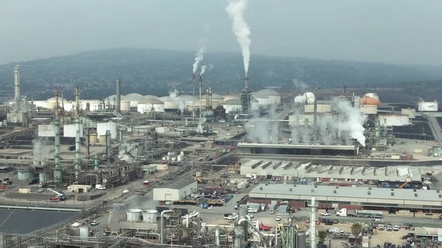 Philips 66 Refinery Industry Wilmington Los Angeles California