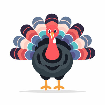 Stylized Turkey Illustration