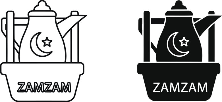illustration of a cup of tea zamzam 