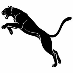 black panther hunting © Sadia