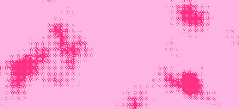 Eye-catching rose pop art background with distressed halftone dots and retro comic texture, ideal for posters, web banners, and social media content.
