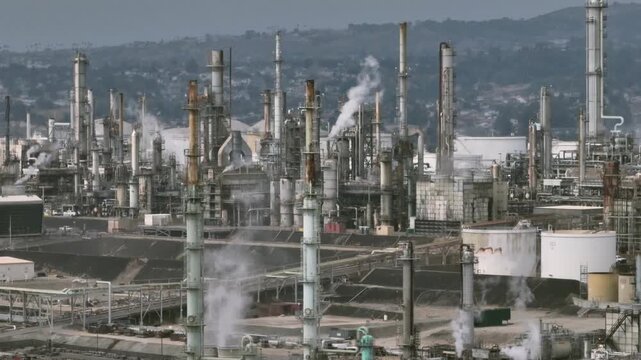 Philips 66 Refinery Industry Wilmington Los Angeles California