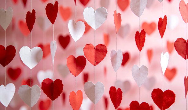 Lovely heart decorations