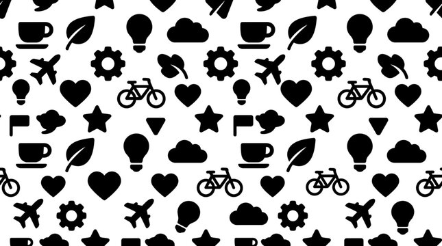 Black icons on white background.