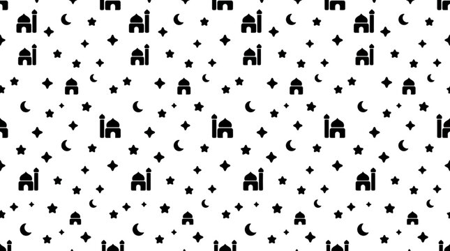Black Ai Symbols on White Background.