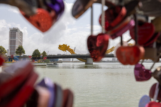 Dragon bridge through locks