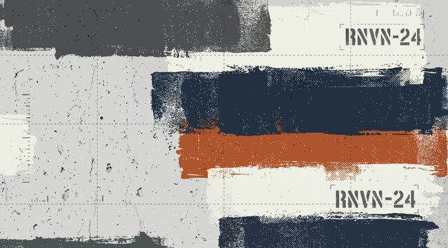 Abstract grunge texture background with rnvn24 stencil