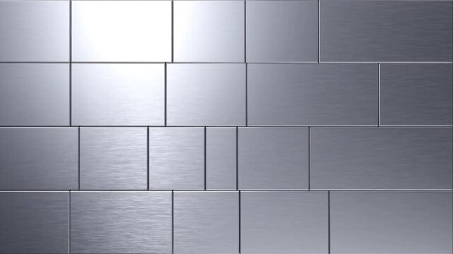 貴金属や商品相場のニュース速報向け、金属パネルが高速展開するトランジション背景素材