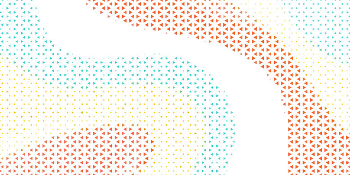 Multicolor rainbow low poly background. Abstract random vector background from triangles. Polygonal design