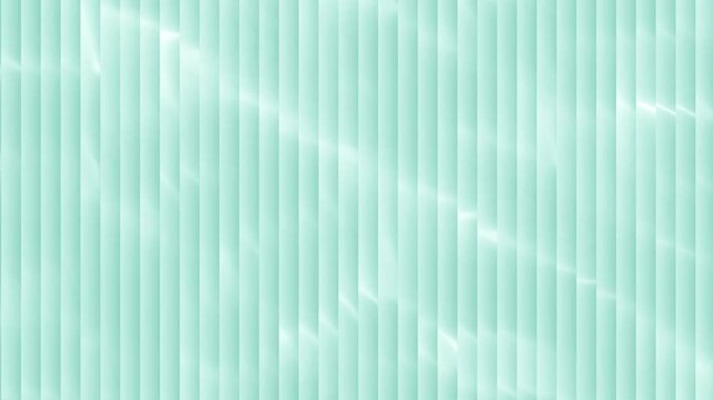 Abstract Mint Vertical Lines Background.Elegant light green moving stripes texture for modern video effects and clean corporate presentations.