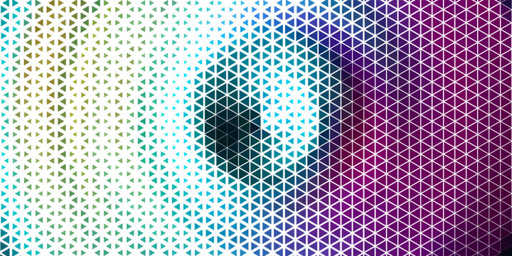 Multicolor rainbow low poly background. Abstract random vector background from triangles. Polygonal design