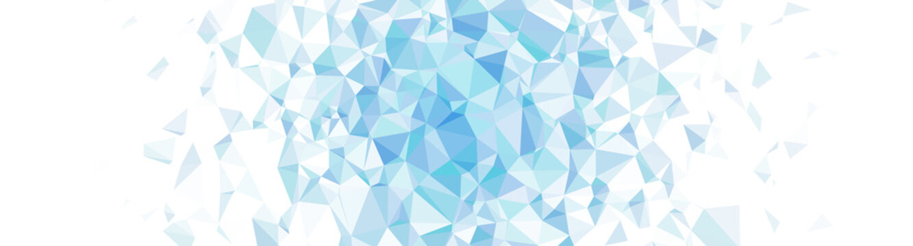 ポリゴンデザイン幾何学背景 抽象的な幾何学模様  Abstract delaunay voronoi trianglify polygon mosaic gradient background illustration