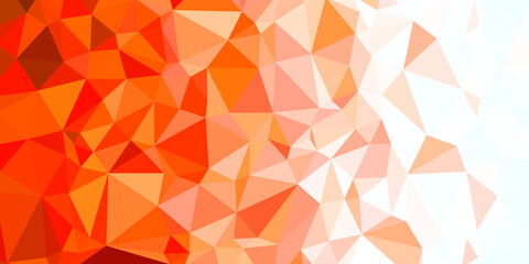 ポリゴンデザイン幾何学背景 抽象的な幾何学模様  Abstract delaunay voronoi trianglify polygon mosaic gradient background illustration