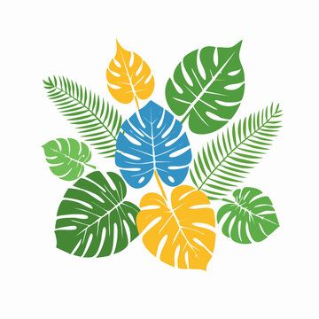 Tropical Leaves Arrangement