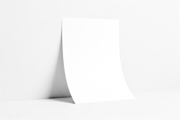 Naklejka premium Mockup 3D Blank