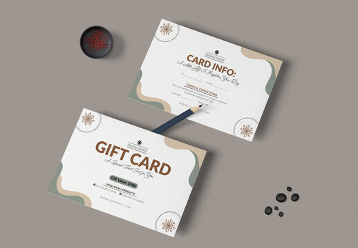 Giftcard Template Layout