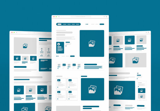 Landing Page Wireframe Template