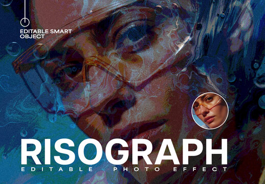Risograph Photo Effect