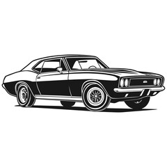 Obraz premium retro car vector