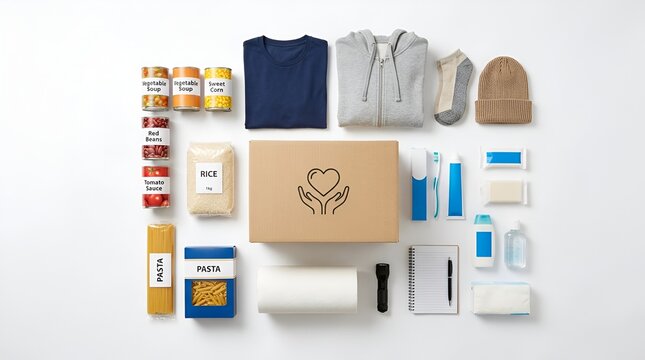 Donation Box Contents: Food, Clothing, and Hygiene Essentials for Charity