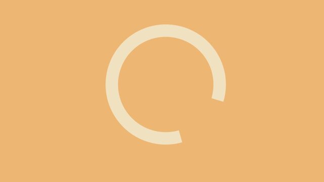  4K Rotating Loading Animation (Black Background) Seamless Looping Preloader Icon for Video Editing
