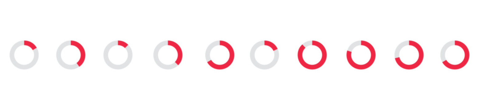 Minimalist pie chart icon in flat design. Clean, simple flat-design pie chart icon representing data visualisation, analytics, or statistics. Ideal for UI and UX, vector illustration of infographics.