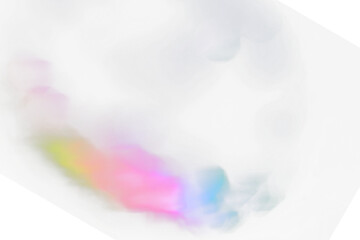 Obraz premium Abstract soft focus pastel color splash during a gentle diffusion isolated on transparent background