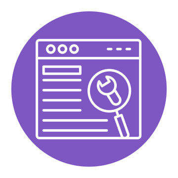 Search Console Vector Icon