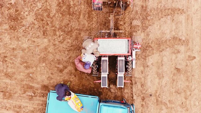 Spring plowing in dryland fields in Northeast China