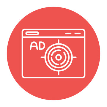 Retargeting Ads Vector Icon